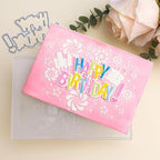BAOFALI3D Embossing Folder and Metal Die Set for Card Making,Happy BirthdayTexture Embossing Template Paper Card Embossing Stencil for DIY Birthday Scrapbooking Photo Album Card Paper Craft Decoration