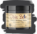 Dixie Belle Paint Company Chalk Finish Furniture Paint - Midnight Sky (16oz) - Matte Blue Black Chic Chalk Mineral DIY Furniture Paint