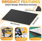 FINDMAG Magnetic Sheets (8” x 10”), Pack of 25, Flexible Magnet for Hanging Pictures, Photos, Paper Magnet for Dies, Adhesive Magnetic Sheets for Fridge, Locker, Cabinet Doors.