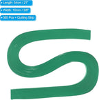 PATIKIL 360pcs Quilling Paper Strips Paper Flowers Quilling Kits 3/8"(10mm) Origami Paper for Adults Beginner Art Craft, 21"(54cm) Light Blackish Green