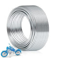 3mm Craft Wire for Sculpting, 52 Ft Aluminum Bendable Thick Metal for Bonsai Trees, Floral Armature, Weaving, Wrapping, Clay Models, Dolls, DIY Jewelry Making (9 Gauge Thickness)