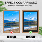 15 Pack 12x16 Black Picture Mats, Frame Mattes for 9x12 Pictures Display Photo Frame Mat Core Bevel Cut Mat Board Show Kit for Photos, Prints, Artworks