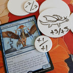 Futhark 100 Dry Erase Tokens for DND – Writable RPG Tokens in 2 Sizes for Combat Tracking, Initiative, Conditions, and Effects – Reusable Circle Markers for Tabletop Games