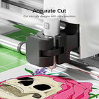LOKLiK Cutting Machine 2 by HTVRONT - 5 in 1 Vinyl Cutter Machine with 5X Cutting Force, Cuts 100+ Materials, AI Painting, 13'' Smart Die Cutting Machine for All Crafts Cards 3D Arts Home Decor