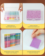 YBUTVY Diamond Art Trays with Lids, 30PCS Diamond Painting Trays with Lids ＆ Diamond Painting Storage, Diamond Painting Accessories for Diamond Art Beads (1 Pack)
