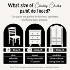 Chalky Chicks All-in-One Chalk Paint for Furniture or Cabinet - 32 Fl Oz - Matte Finish Old Lace (Off White) for Metal, Wood Furniture Paint - No Sanding All-in-One for Home Decor & Crafts, USA Made