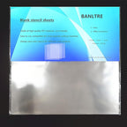 BANLTRE 12 Pieces 6 mil Blank Template Material Stencils Mylar for Cutting Paper Clear Transparency Sheet 12 × 12 inch (12-6 mil)