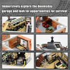 Retro Modular Buildings City Sets,Abandoned Expert Garage and Rusted Cars,City Modular Collection Kit,3325 pcs for Adults & Teen