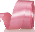 1 1/2 Inch Rose Gold Solid Satin Ribbon, 50 Yards Craft Fabric Ribbon for Gift Wrapping Floral Bouquets Wedding Party Decoration