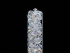 100 pcs of Faceted Fire Polished Pressed Czech Glass Beads 4mm (0.16in), Crystal AB 00030-28701 BCV