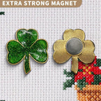 Needle Minder Magnet, Magnetic Needle Minder, Needle Minders Magnetic Cross Stitch Accessories, Magnetic Needle Holder, Life Tree, Butterfly, Cats, Owl, Heart (Shamrock)