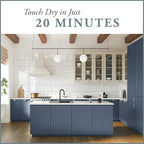 AMY HOWARD AT HOME Chalk-Based One Step Paint for Furniture, Cabinetry, Decor, Finish, and More | No Stripping, Sanding, or Priming | Medium Base | 32 Ounce | Lakai Blue