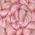 Merino Silk Luxe Tonal Designer Blend. Superfine Merino, Mulberry Silk, Tussah Silk. Top Roving for Spinning or Felting. Tender Heart 1oz