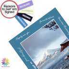 Mat Board Center, Pack of 20, 5x7 Mixed Colors White Core Picture Mats Mattes Matting for 4x6 Photo
