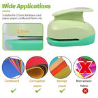 UCEC Circle Punch, 2+1.5+1 Inch Paper Punch, 3 Pcs Paper Punches for Crafting, Round Hole Punch, Circle Cutter for Scrapbook, Cards, DIY Albums Photos