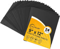 24 Ct Sheets Black EVA Cosplay Foam in 9” x 12’’ Sheets; High Density Thick Foam 85 kg/m³, 2mm (1/12”); Great for Costumes, Props, Armor, Masks, Arts and Crafts Projects