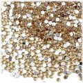 The Crafts Outlet 1,440pc Rhinestones Round 3mm (10ss) Flatback Champagne