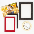 6x8 Mat for 8x10 Frame - Precut Mat Board Acid-Free Deep Red 6x8 Photo Matte Made to Fit a 8x10 Picture Frame, Premium Matboard for Family Photos, Show Kits, Art, Picture Framing, Pack of 1 Mat