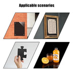 8×12In Clear Black Acrylic Sheet for Laser Cutting 3mm Thick Hard Laser Acrylic Sheet Black Pastic Sheet for Home Decor Sign,DIY Materials for Photo Frame