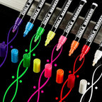 SILENART Chalk Markers Pink 8 Pack - Vibrant Chalkboard Marker for Blackboard Dry Erase Board Windows Glass Mirror Menu Board