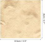 MECCANIXITY Gold Leaf Foil Sheet Champagne Gold Leaf Paper 3.3 x 3.1inch for Art Decoration, Sculpture, Painting, Pack of 100