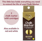 Madam Sew Fabric Chalk Markers for Sewing & Quilting | Refillable Tailors Chalk for Fabric Marking with Dosing Wheel | Ideal for Marking on Cotton, Knit, Suede (Yellow)