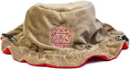 Large Dice Bags D&D with Pockets Khaki Storage Bag D20 Logo for DND RPG Game Dices - Capacity 200+ Dice