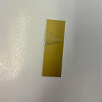 Blank Metal Plates for Laser Engraving - 4 Pack | Aluminum Sheets 0.020" Thick | CO2, Diode, Fiber Laser Compatible | Multiple Sizes & Colors (Gold (engraves black), .75x2 inch)
