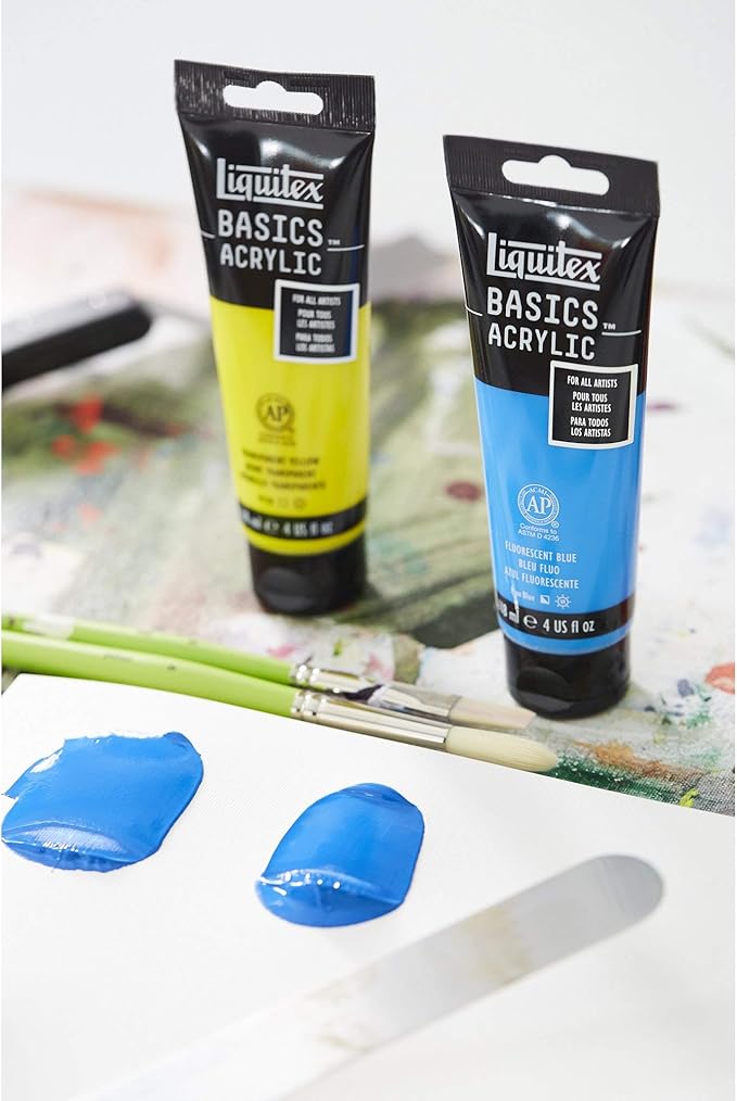 Liquitex BASICS Acrylic Paint, 118ml (4-oz) Tube, Rose Pink (Pack of 5)