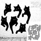 Cutting Dies Metal Stencils Scrapbooking Tools DIY Embossing Template for Paper Card Making Album Arts Crafts Supplies (Cat-10.7x8.6cm)