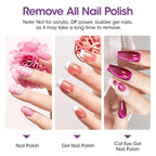 Gellen Acetone Gel Nail Polish Remover Pads: 400 Pack Professional Nail Polish Remover Pads, Individually Wrapped Travel Bulk Set to Remove Gel Fingernail Polish for Home & Salon Supplies