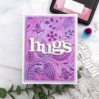BAOFALI 3D Morning Glory Embossing Folders for Card Making,Embossing Template Paper Card Embossing Stencil for DIY Scrapbooking Photo Album Card Paper Craft Decoration 6.3" L x 4.5" W