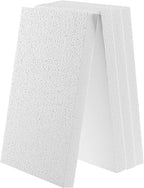 AMZQNART 4pcs Craft Foam Blocks 4×12×2in Polystyrene Blocks, Used for Making Modeling Projects, Flower Arrangements, and DIY School and Home Art Projects, in White Color.