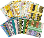 Origami Paper Kit Dobule Sided 100 Sheets 100 Colors 6 Inch Japanese Chiyo Square Easy Fold Arts Crafts DIY Handwork Origami Papers Beginner Animal Fur Bee