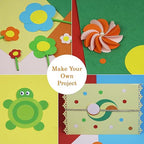 Set 5 Circle Paper Punch 0.3'' / 0.6'' / 1'' / 1.5'' / 2'', Scrapbooking Hole Punches Crafting, Design for Office Supplies, Card Making, DIY Photo Album.