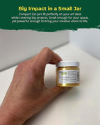 The Crafter's Workshop Stencil Butter - Holiday Acrylic Paint Set - Boutique Metallic Texture Paste for Art, Canvas, Journals, & Cards - 4 x 2oz Jars