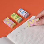 18 Pack Colorful Dinosaur Jelly Erasers for Kids, Kawaii School Supplies Prize Gifts Party Favors