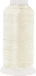 Mandala Crafts Off White Heavy Duty Thread - 1500 Yds Tex 70 Thread for Sewing Drapery Jeans Leather Hair Outdoor Marine Upholstery