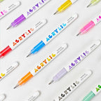 kander Direct Liquid Highlighter Acrylic Marker, 12 Colors Gel Pens with Bullet Tip, Strong Coverage, Large Ink Capacity, Multi-Purpose Paint Pens for Rock Painting, Crafts, DIY, Art Supplies