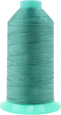 Mandala Crafts Bonded Nylon Thread Aquamarine Heavy Duty Sewing Threads - 415 YDs Size 346 210D T350 Tex 350 Thread for Leather Jeans Weaving Outdoor Marine Upholstery Threads