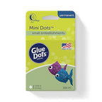 Glue Dots, Mini Dots, Double-Sided, 3/16", 300 Dots, DIY Craft Glue Tape, Sticky Adhesive Glue Points, Liquid Hot Glue Alternative, Clear