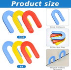 Horseshoe Shim Tile Spacers 1/16 Inch Tile Spacers U Shape Plastic Shims for Tile Leveler Spacers (1/16 Blue 500 pieces)
