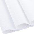 Cross Stitch Fabric 14 Count Aida Cloth 28 x 19 Inch Large Size Classic Reserve Cross Stitch Supplies Embroidery Fabric for Home DIY Craft Decoration Handmade, White