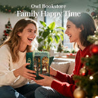 Fsolis Book Nook Kit, DIY Scene Miniature House Kit Tiny House Mini Booknook Craft Bookshelf Decor, 3D Puzzles for Adults, 139 Wooden Pieces, Scale Library Model, Gifts for Book Lovers（OWL Bookstore）