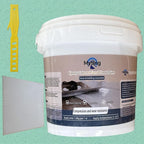 Epoxy Colored Sand Floor Paint, Epoxy Floor Paint High Gloss Marble Effect Coating for Indoor and Outdoor, Wear-resistant and non-slip Self-leveling Coating Green 35OZ(1KG)