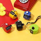 FEBSNOW Handheld Tally Counter Clicker 4 Digital Number Click Counter for School Event Golf Sports Office Stadium