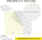 KING MOUNTAIN Fine Linen Fabric Patches, Self-Adhesive, 8x11 inch, 2 PCS, Multi Color, For Linen Sofa and Clothes Repair