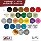 The Army Painter Color Primer, Desert Yellow, 400 ml, 13.5 oz - Acrylic Spray Undercoat for Miniature Painting
