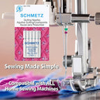 SCHMETZ Quilting Needles - Size 75/11, 5-Needle Cards, Pack of 1