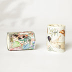 WT Pre-Cut Leisurely Days Washi Tape Roll, Original Designs, Decorative for Bible Journaling, Bullet Journals, Scrapbooks, Planners & DIY Craft Supplies